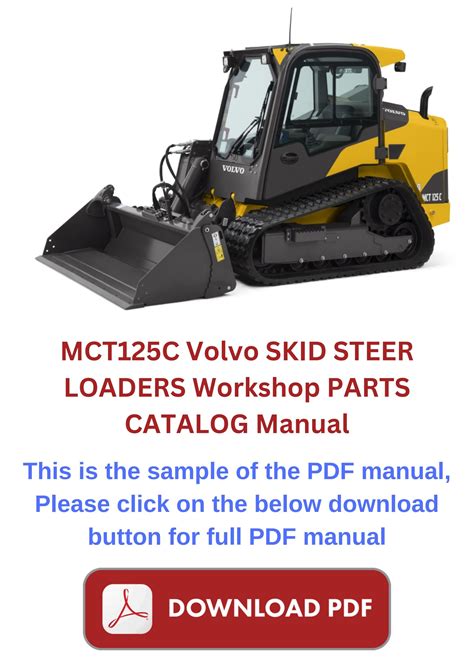 Volvo MCT125C Skid Steer Loader Specs & Dimensions